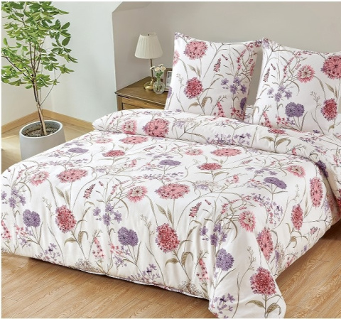 Pościel Bawełna w kwiaty 160x200 3części #M1876 Pościel Bawełna w kwiaty 160x200 3części #M1876
