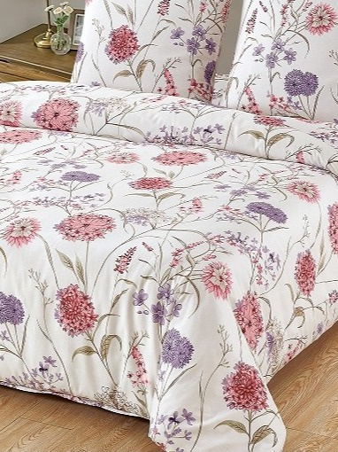 Pościel Bawełna w kwiaty 160x200 3części #M1876 Pościel Bawełna w kwiaty 160x200 3części #M1876