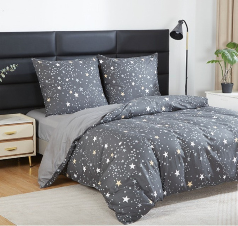 Pościel Bawełna w gwiazdki 160x200 3części #M1868 Pościel Bawełna w gwiazdki 160x200 3części #M1868