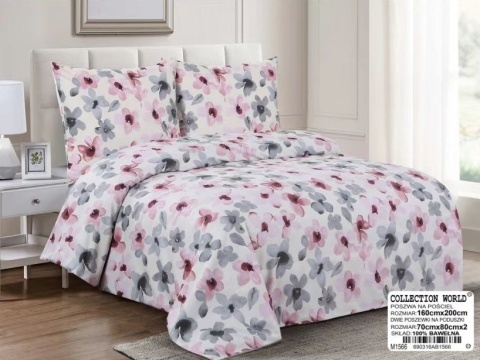 Pościel Bawełna w kwiaty 160x200 3części #M1566 Pościel Bawełna w kwiaty 160x200 3części #M1566