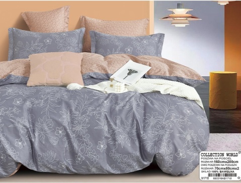 Pościel Bawełna w kwiaty 160x200 3części #M1718 Pościel Bawełna w kwiaty 160x200 3części #M1718