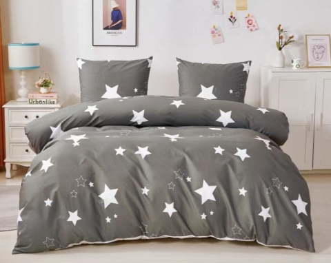 Pościel Bawełna w gwiazdki 200x220 3części #M1591 Pościel Bawełna w gwiazdki 200x220 3części #M1591