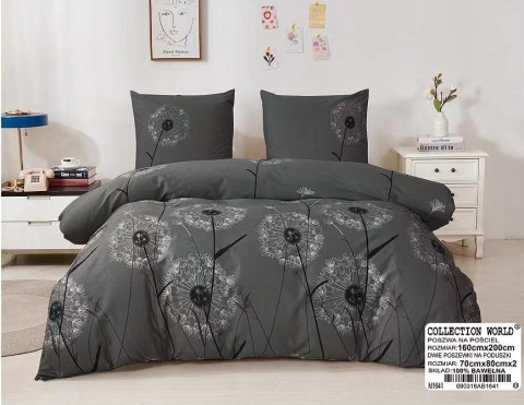 Pościel Bawełna w kwiaty 200x220 3części #M1641 Pościel Bawełna w kwiaty 200x220 3części #M1641