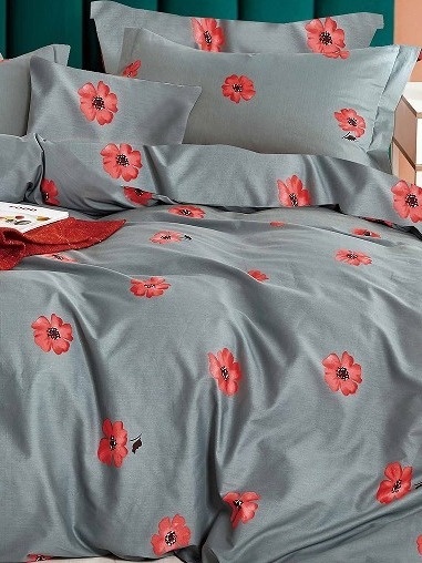 Pościel Bawełna w kwiaty 200x220 3części #M1675 Pościel Bawełna w kwiaty 200x220 3części #M1675
