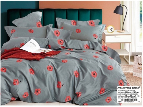 Pościel Bawełna w kwiaty 200x220 3części #M1675 Pościel Bawełna w kwiaty 200x220 3części #M1675