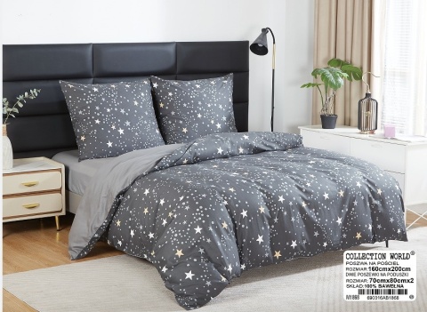 Pościel Bawełna w gwiazdki 140x200 2części #M1868 Pościel Bawełna w gwiazdki 140x200 2części #M1868