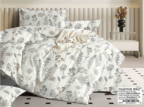 Pościel Bawełna w kwiaty 200x220 3części #M1871 Pościel Bawełna w kwiaty 200x220 3części #M1871
