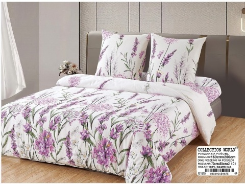 Pościel Bawełna w kwiaty 200x220 3części #M1875 Pościel Bawełna w kwiaty 200x220 3części #M1875