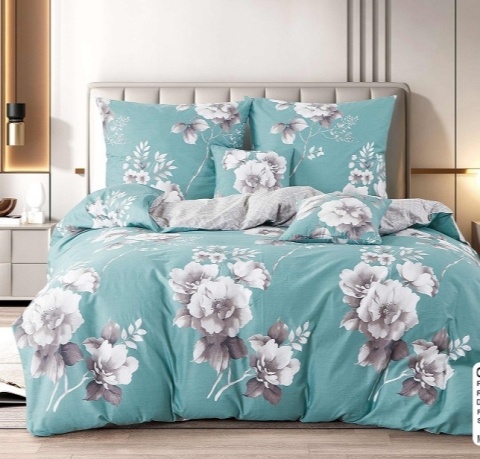 Pościel Bawełna w kwiaty 200x220 3części #M1736 Pościel Bawełna w kwiaty 200x220 3części #M1736