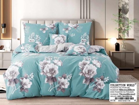 Pościel Bawełna w kwiaty 200x220 3części #M1736 Pościel Bawełna w kwiaty 200x220 3części #M1736