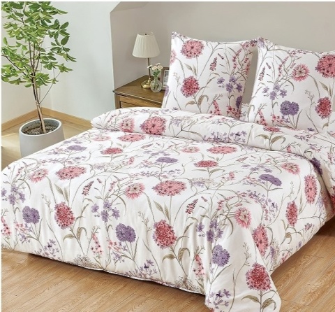 Pościel Bawełna w kwiaty 200x220 3części #M1876 Pościel Bawełna w kwiaty 200x220 3części #M1876