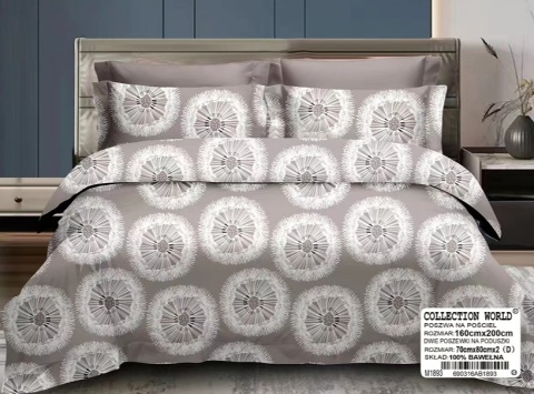 Pościel Bawełna w kwiaty 200x220 3części #M1893 Pościel Bawełna w kwiaty 200x220 3części #M1893