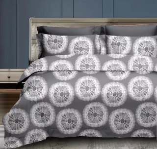 Pościel Bawełna w kwiaty 200x220 3części #M1894