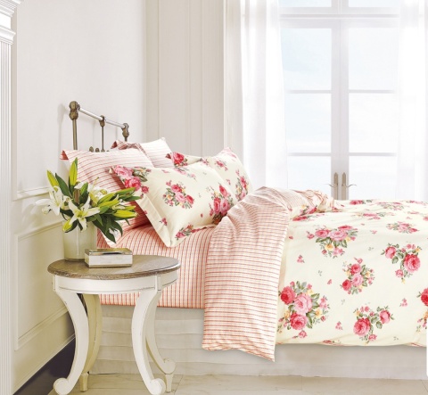 Pościel Bawełna w kwiaty 200x220 3części #M683 Pościel Bawełna w kwiaty 200x220 3części #M683
