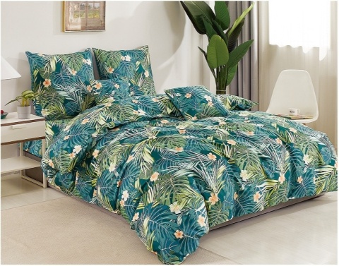 Pościel Bawełna w liście 140x200 2części #M1742 Pościel Bawełna w liście 140x200 2części #M1742