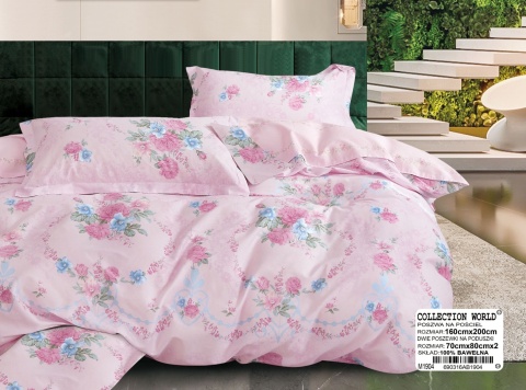 Pościel Bawełna w kwiaty 160x200 3części #M1904 Pościel Bawełna w kwiaty 160x200 3części #M1904