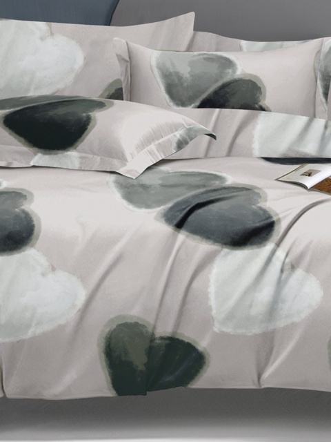 Pościel bawełniana w serca 160x200 3-części #M1929