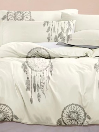 Pościel Bawełna w łapacze snów 200x220 3części #M1848