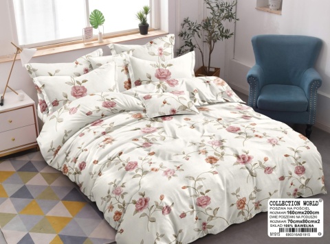 Pościel bawełniana 160x200 3-części #M1915
