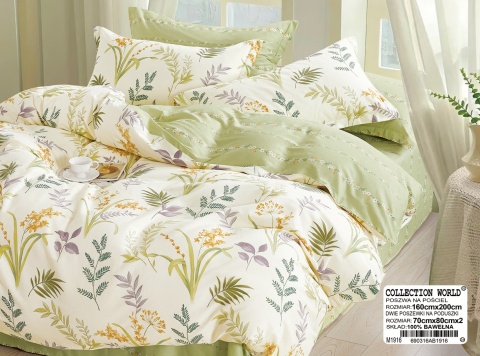 Pościel bawełniana 160x200 3-części #M1916