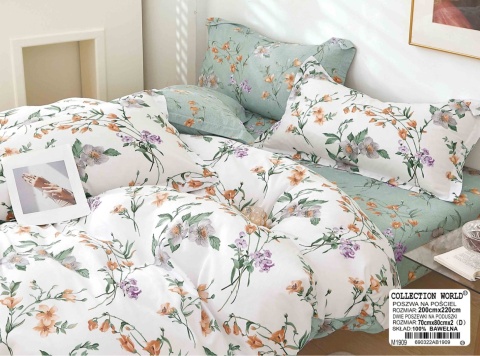 Pościel bawełniana 160x200 3-części #M1909