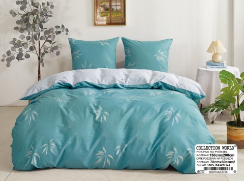 Pościel bawełniana 160x200 3-części #M1700