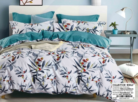 Pościel bawełniana 160x200 3-części #M1557